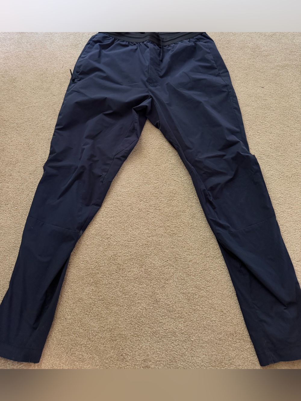 Banana Republic Men's Navy Straight-Leg Pants